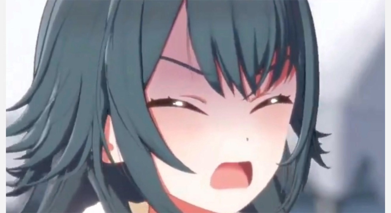 黒塗りの首が！