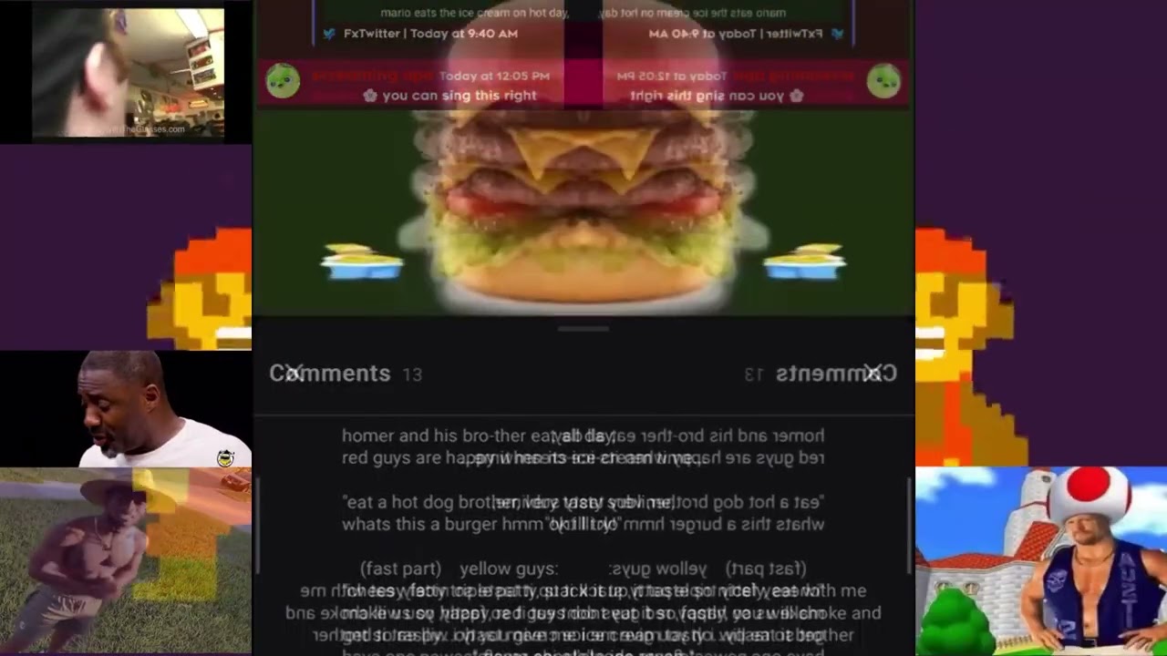mario vs homer song