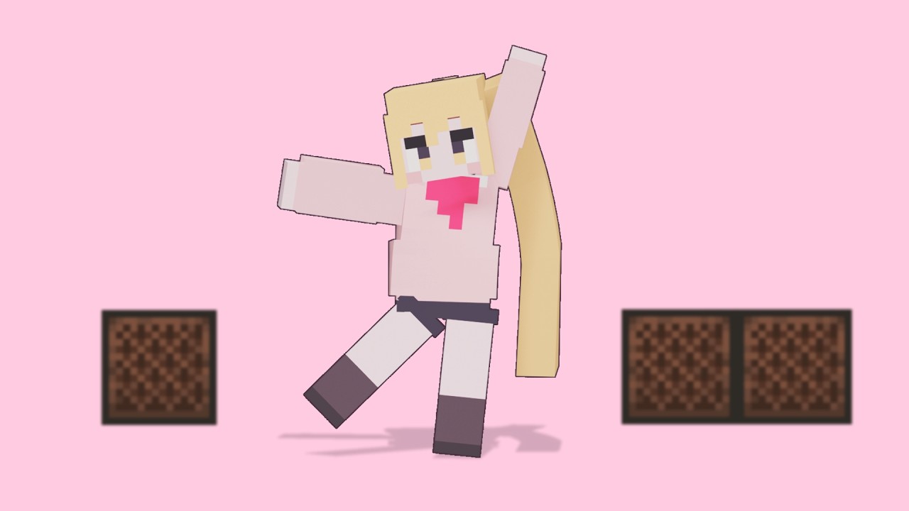 Minecraftの音で「 雑魚 」【音MAD】