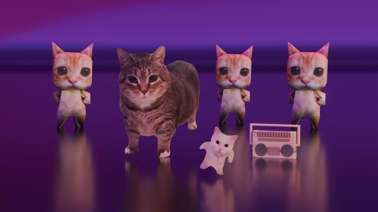 OIIA CAT x Ay mi Gatito Miau Miau [4K] (MONTAGEM MIAU) | Music Video