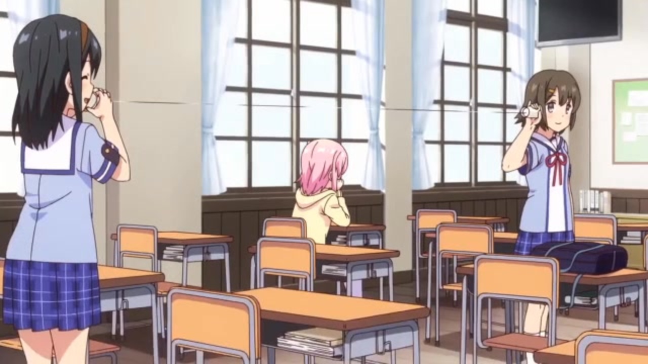 これは糸電話です