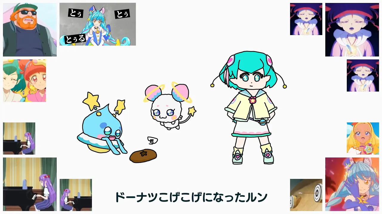 【単品9】プルンスタードーナツこげこげになっちゃった