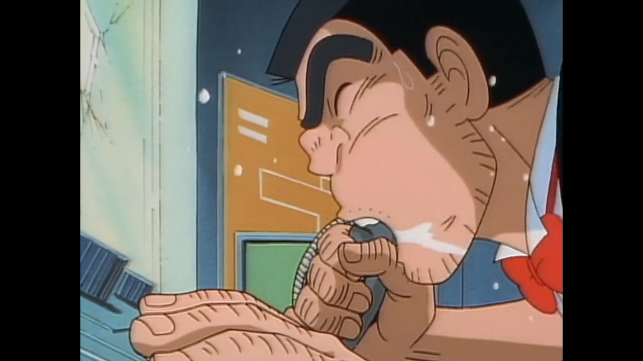 出たーーーーーーッ！両さんの瞬間移動高速フェラチオだーッ！