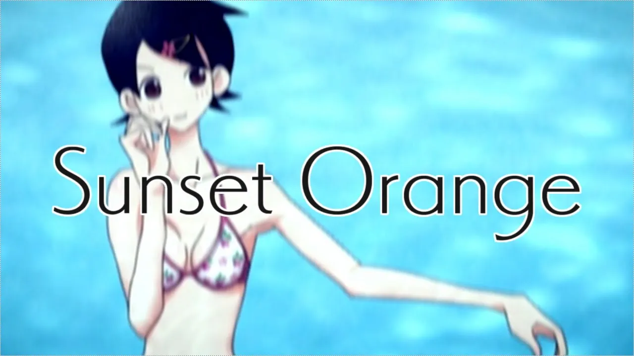 さよなら絶望先生×Sunset Orange