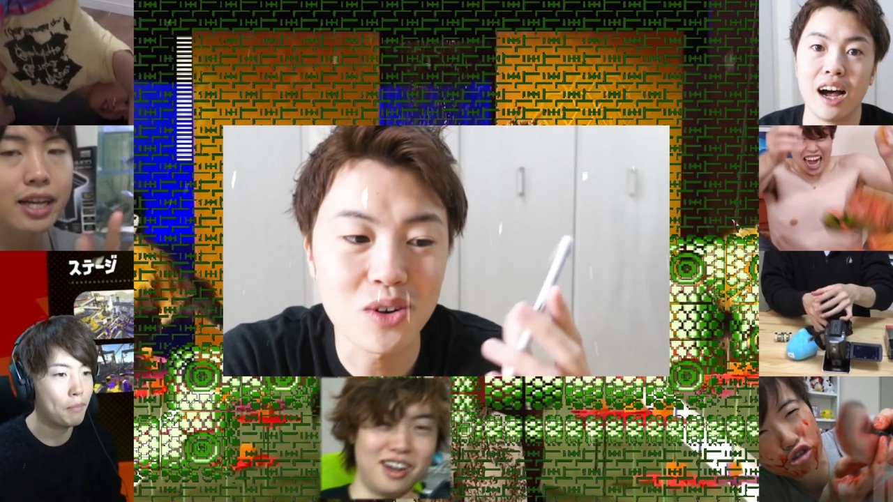 ロックマスオ　割れスマートフォンマン