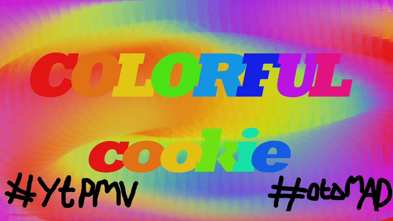 COLORFUL cookie