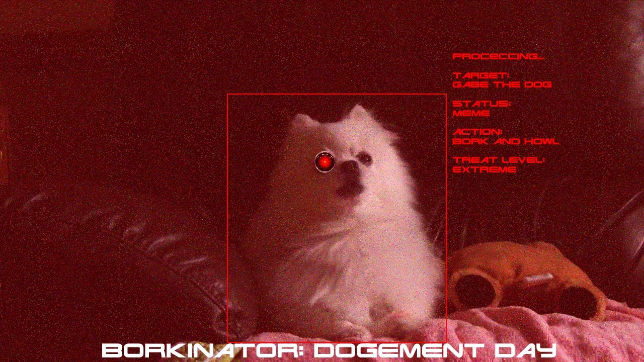 Gabe the Dog - Dogement day (Terminator)