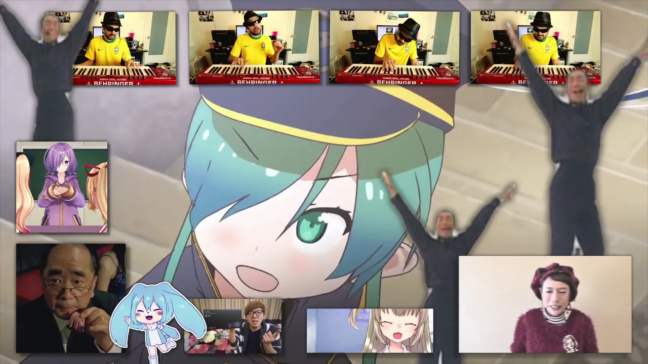 庭園について熟考する男