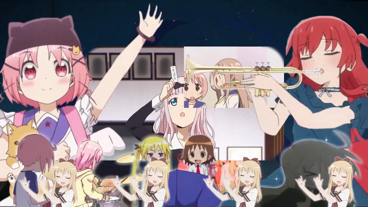 色々なアニメ素材でカラフルロボ