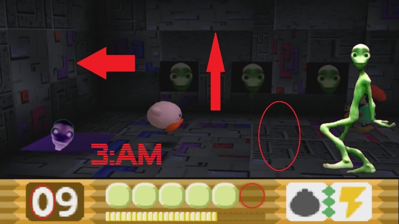 DO NOT PLAY AS DAME TU COSITA IN KIRBY 64 AT 3AM!! OMG HE CAME OUT OF THE SCREEN *I NEARLY DIED*