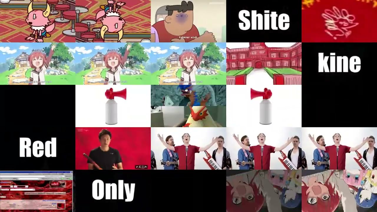 Red Only Shitekine【YTPMV】