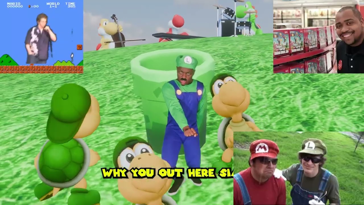 Super Mario Laser Beam