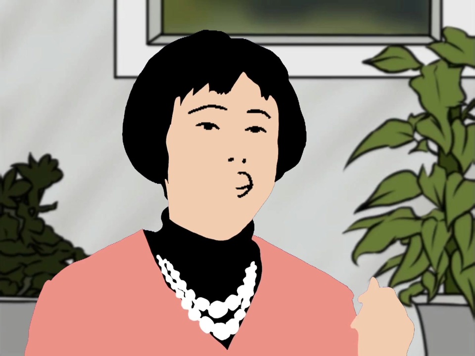 全部手描き+擬似音声でモシモシも加わったエア本さんのグルメレース
