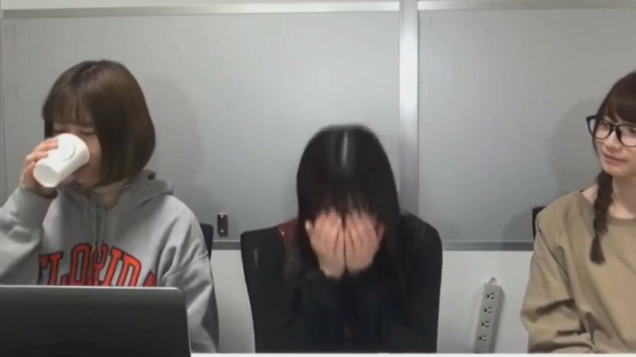 会沢紗弥さんのくしゃみに100パーセント