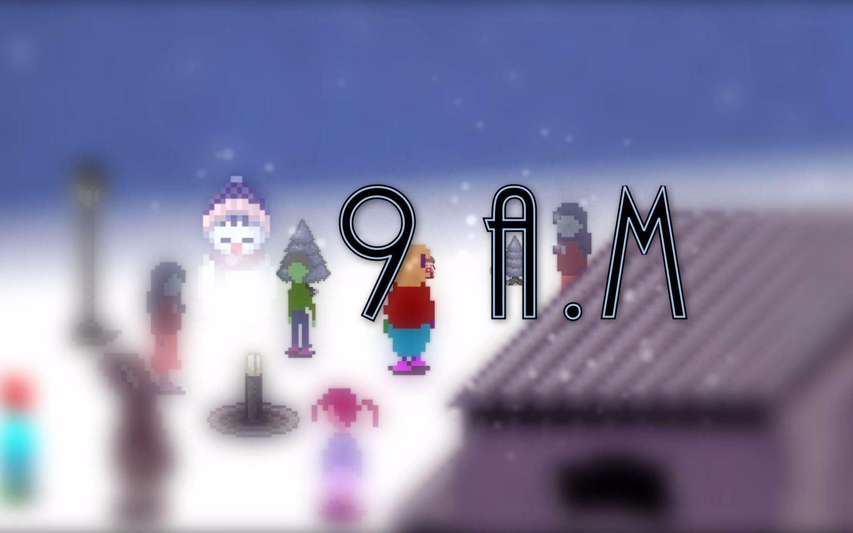 【冬】上午九点