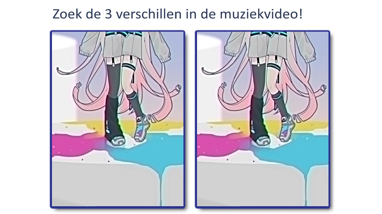 Find the 3 differences in the music video!