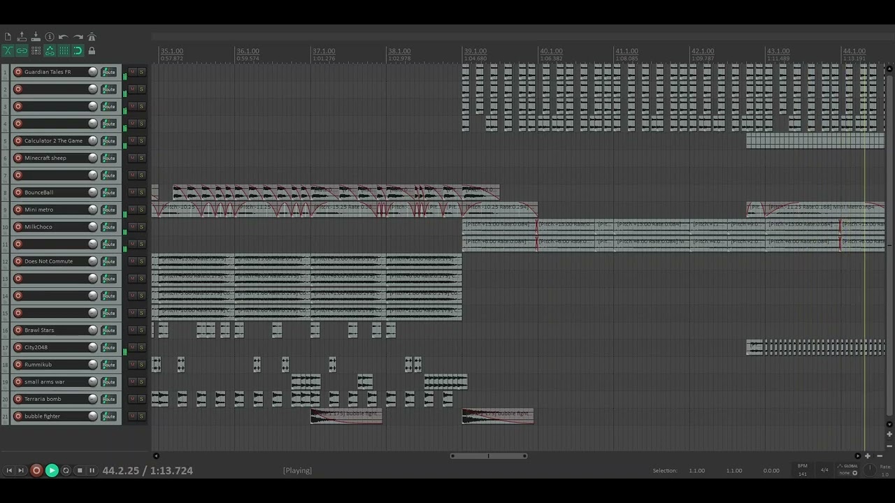 Fly to the GAME sky (Fly to the leaden sky no bgm)