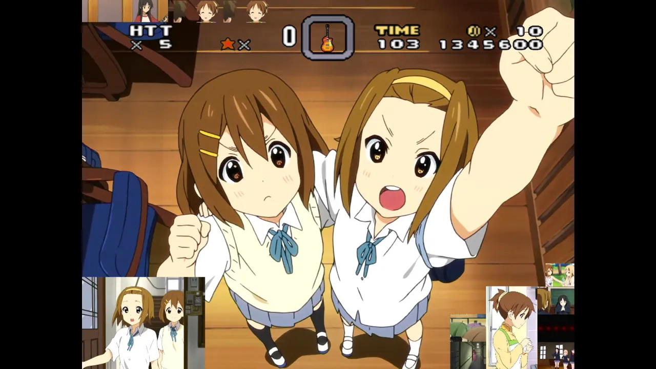 けいおんでアスレチック