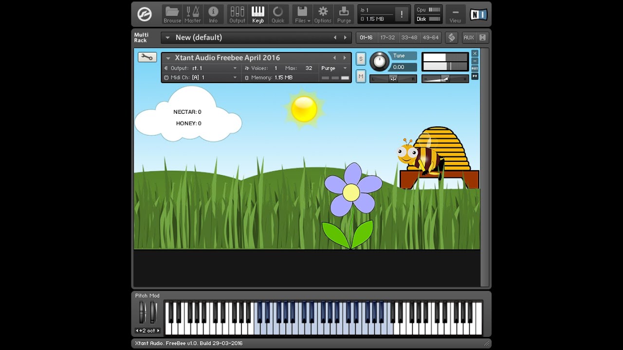 Main Theme - Xtant Audio Freebee April 2016 (Kontakt Instrument)