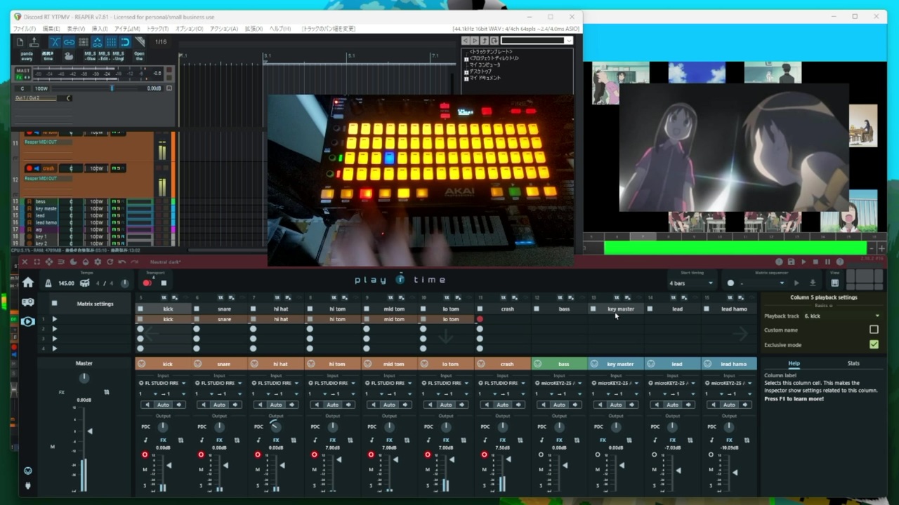 MIDIと同期させたYTPMVを作る その2