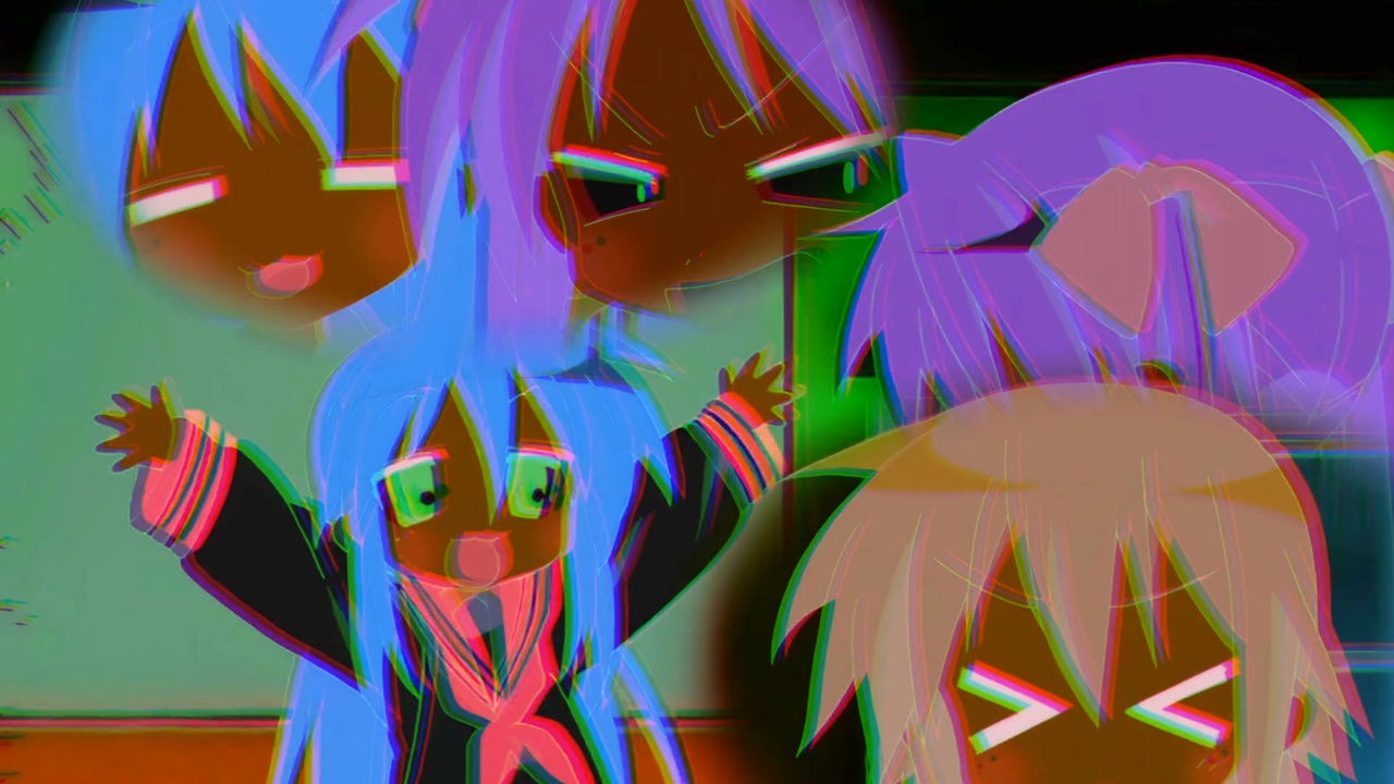 深夜テンションで作った こなた達でアッーウッウッイネイネ REMIX